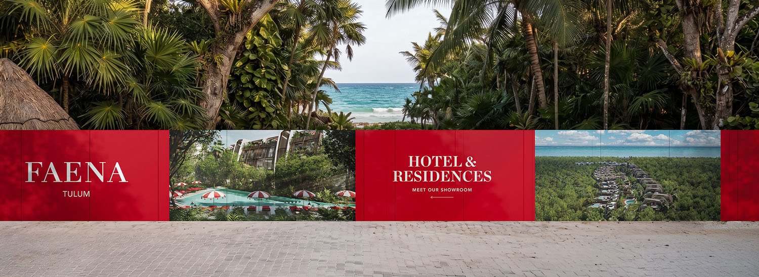 Hoarding Faena Tulum design
